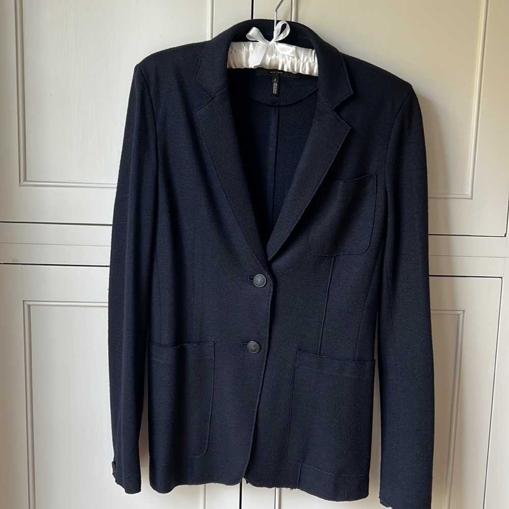 Rag & Bone Navy Wool Blazer